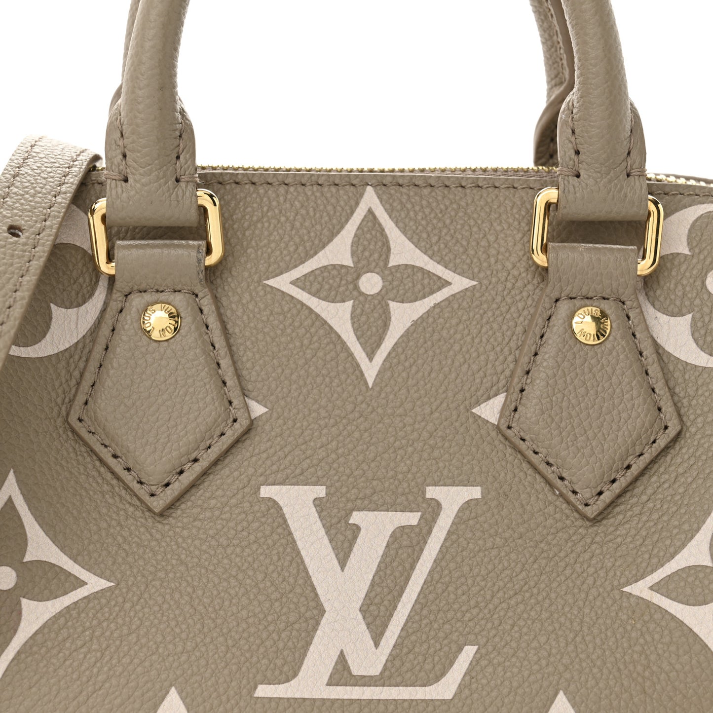 Empreinte Monogram Giant Speedy Bandouliere 20 Creme Beige