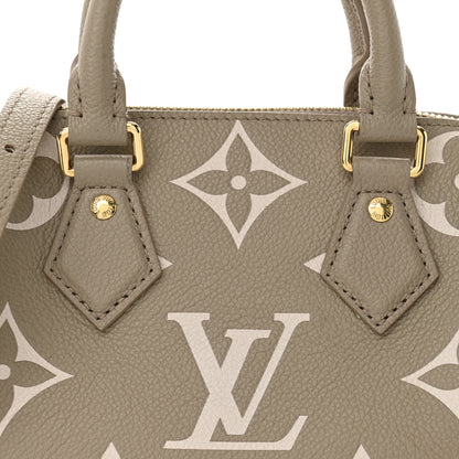 Louis Vuitton Empreinte Monogram Giant Speedy Bandouliere 20 Creme Beige 7 of 9