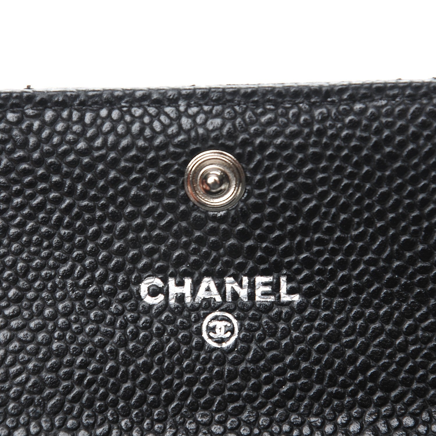 Chanel Caviar Quilted Flap Card Holder Black 6 of 9