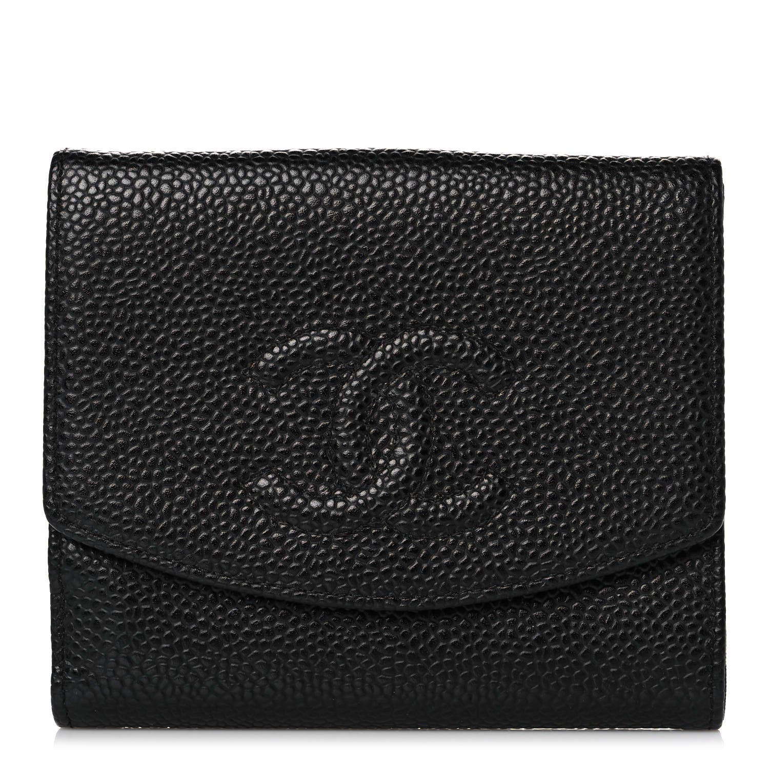 Chanel Caviar Timeless CC Flap Wallet Black 1 of 13