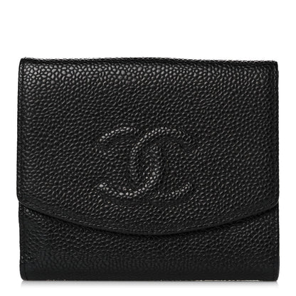 Chanel Caviar Timeless CC Flap Wallet Black 1 of 13