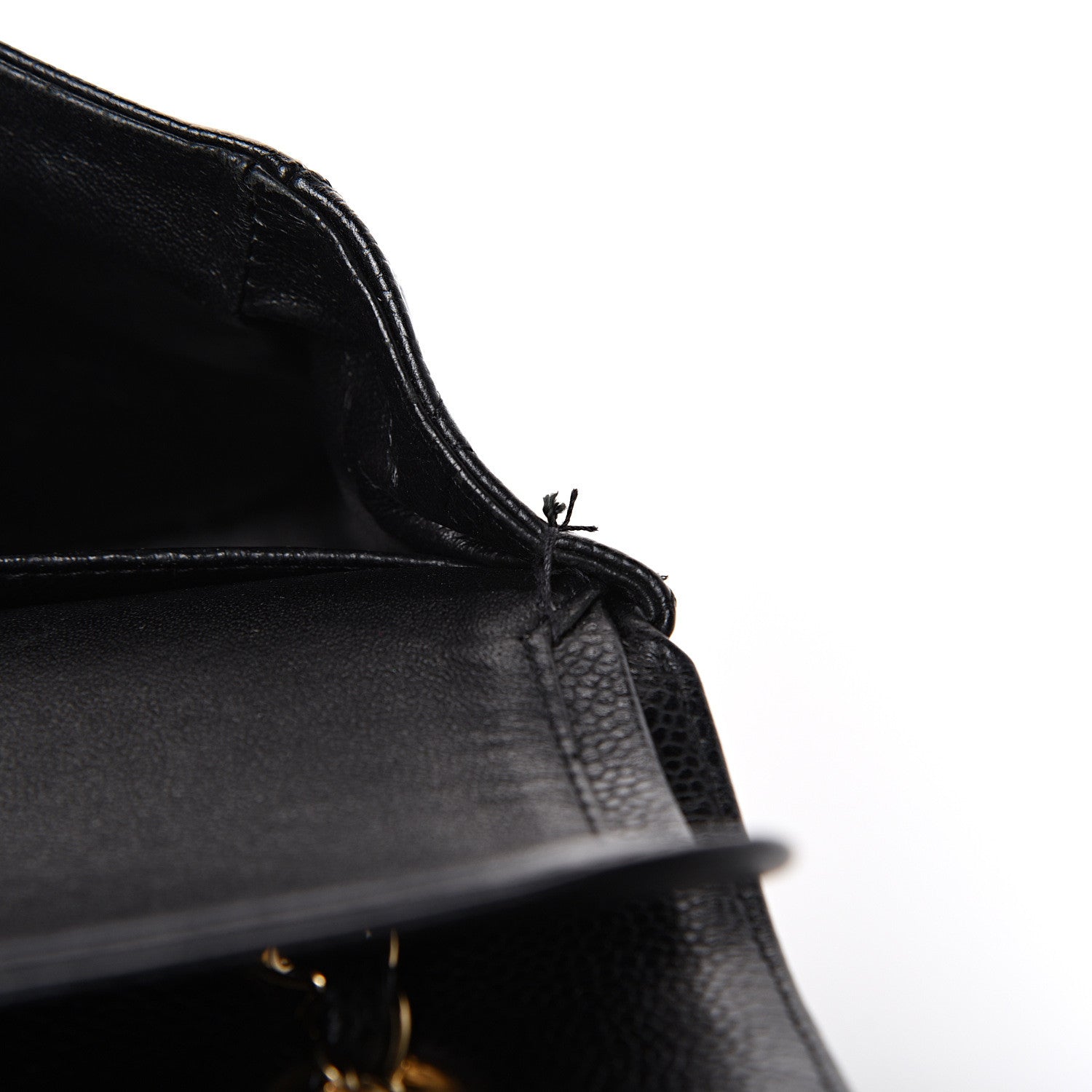 Chanel Caviar Quilted Medium Double Flap Black 12 of 16