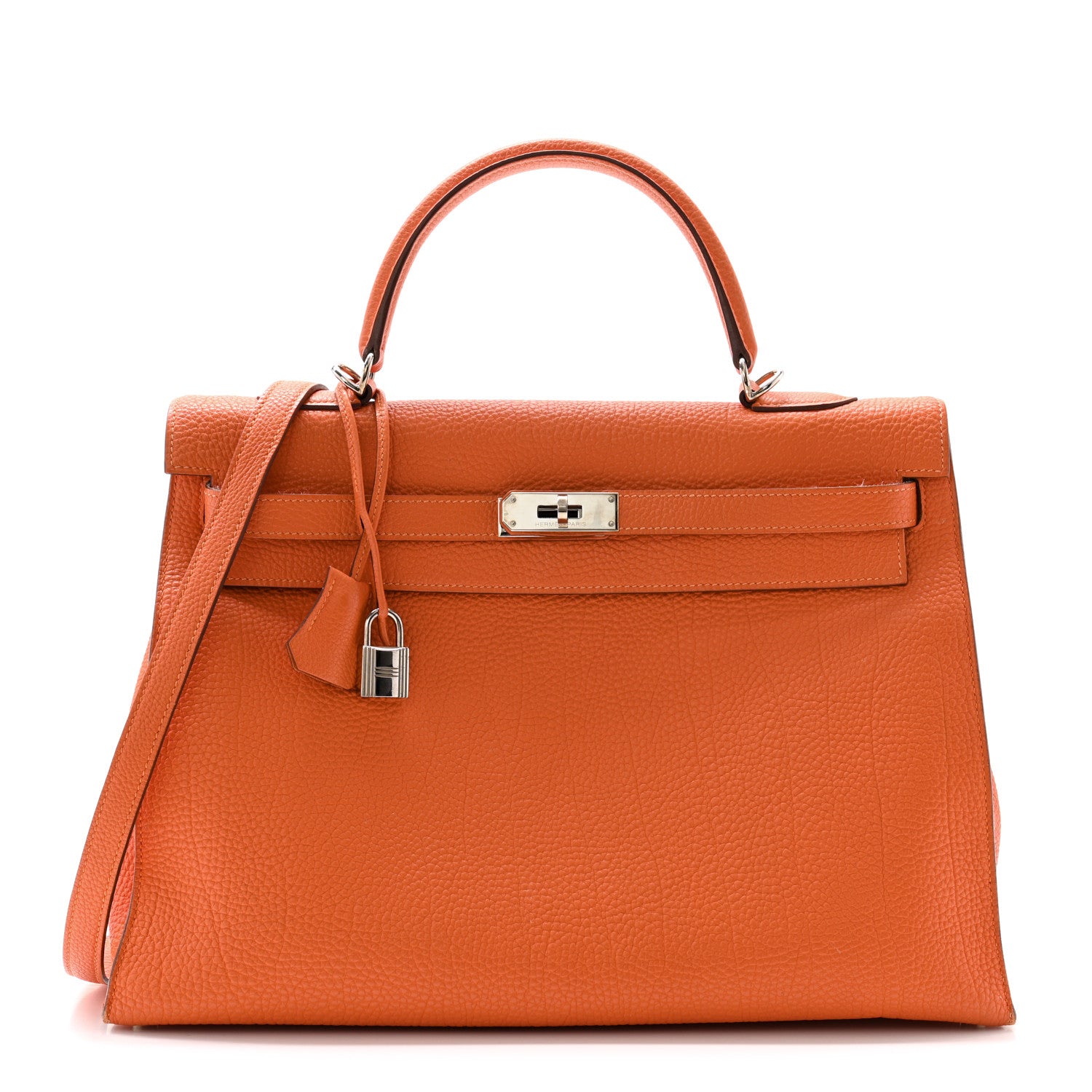 Hermes Togo Kelly Sellier 35 Orange 1 of 15