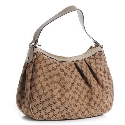 Gucci Monogram Medium Sukey Hobo Off White 3 of 7