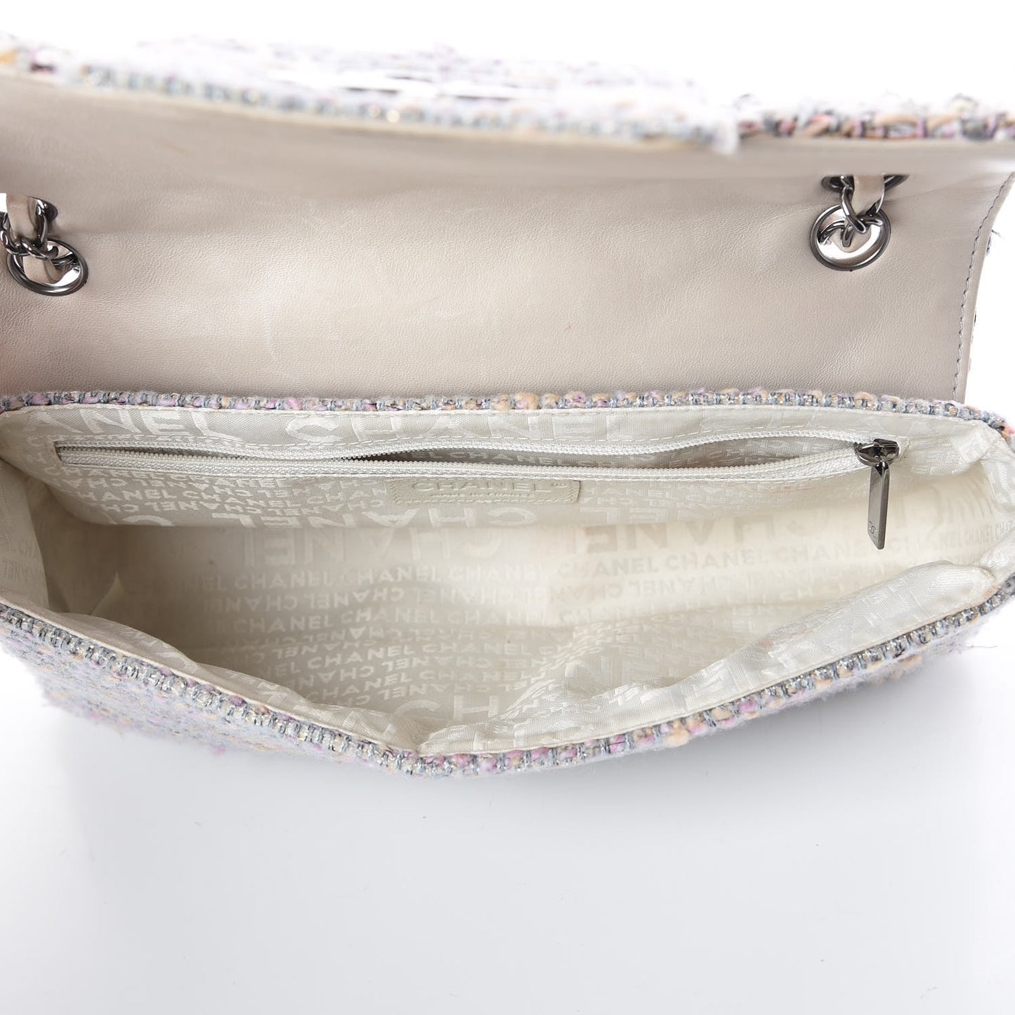 Tweed Medium Fantasy Flap Grey