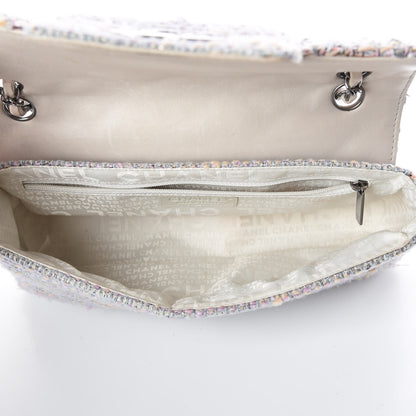 Chanel Tweed Medium Fantasy Flap Grey 7 of 11