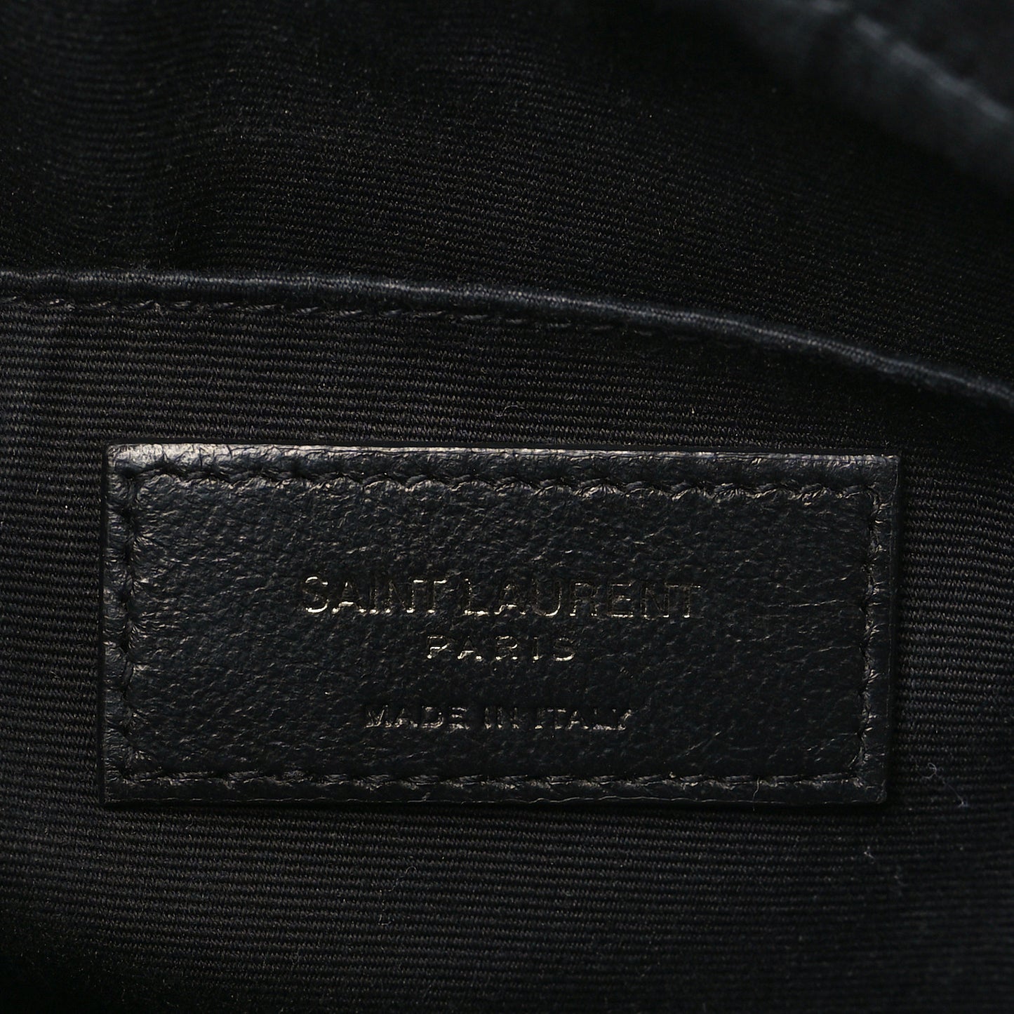 Calfskin Matelasse Monogram Lou Camera Bag Black