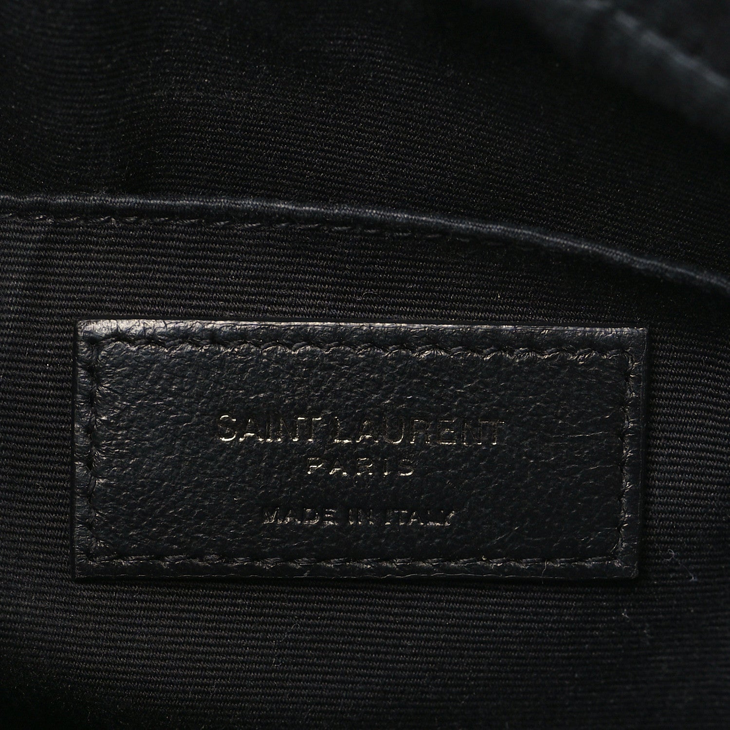 Saint Laurent Calfskin Matelasse Monogram Lou Camera Bag Black 5 of 7