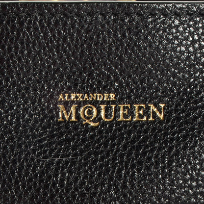 Alexander McQueen Pebbled Leather Skull Padlock Tote Black 8 of 10