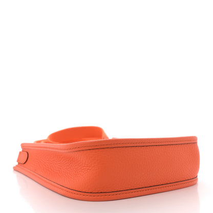 Hermes Taurillon Clemence Evelyne TPM Orange 4 of 10