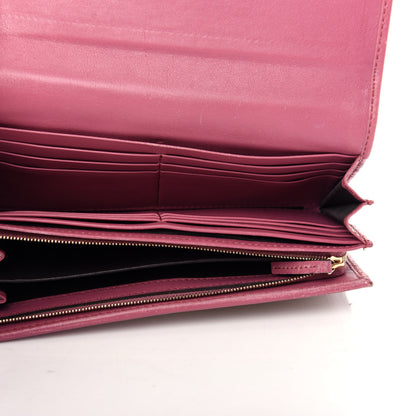 Gucci Monogram Margaux Calfskin Sukey Continental Wallet Beige Ebony Vintage Rose 5 of 7