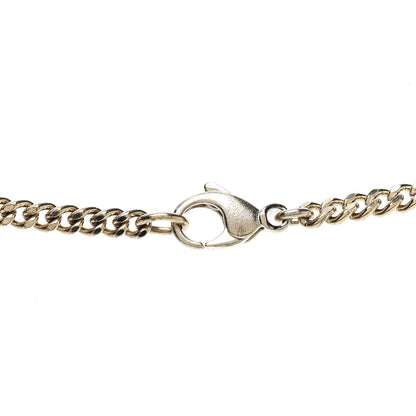 Chanel Crystal CC Flower Pendant Necklace Gold 6 of 6