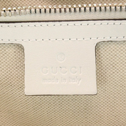 Gucci Mens Leather Nylon Strap Tote White Grey SS10 Runway 6 of 8