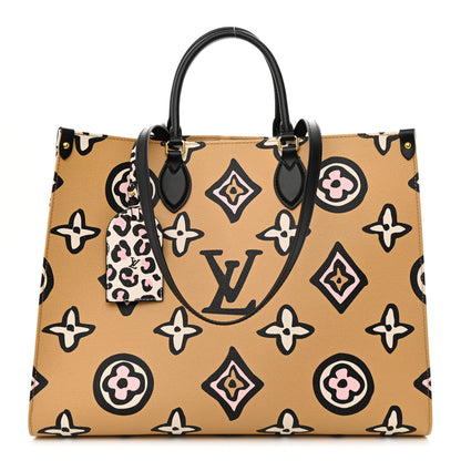 Louis Vuitton Monogram Giant Wild At Heart Onthego GM Arizona 1 of 9
