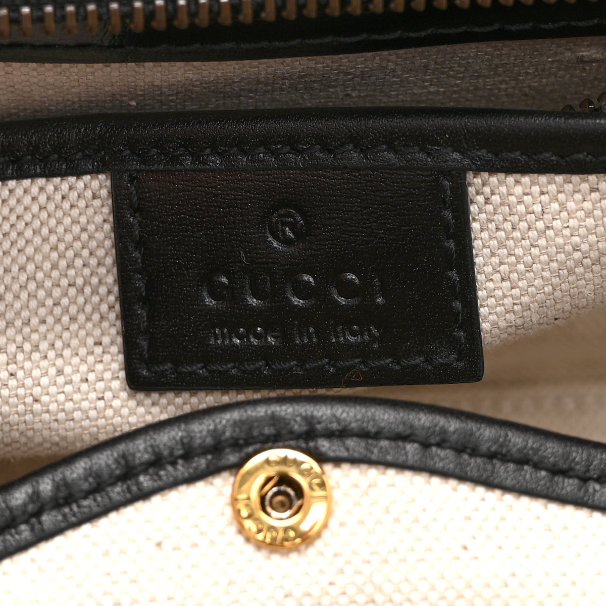 Gucci Boarded Dyana Lux Calfskin Web Monochrome Small Bamboo 1947 Top Handle Bag Black 7 of 11
