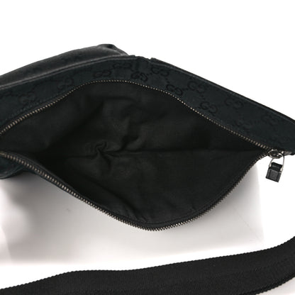 Gucci GG Monogram Double Pocket Belt Bag Black 5 of 11