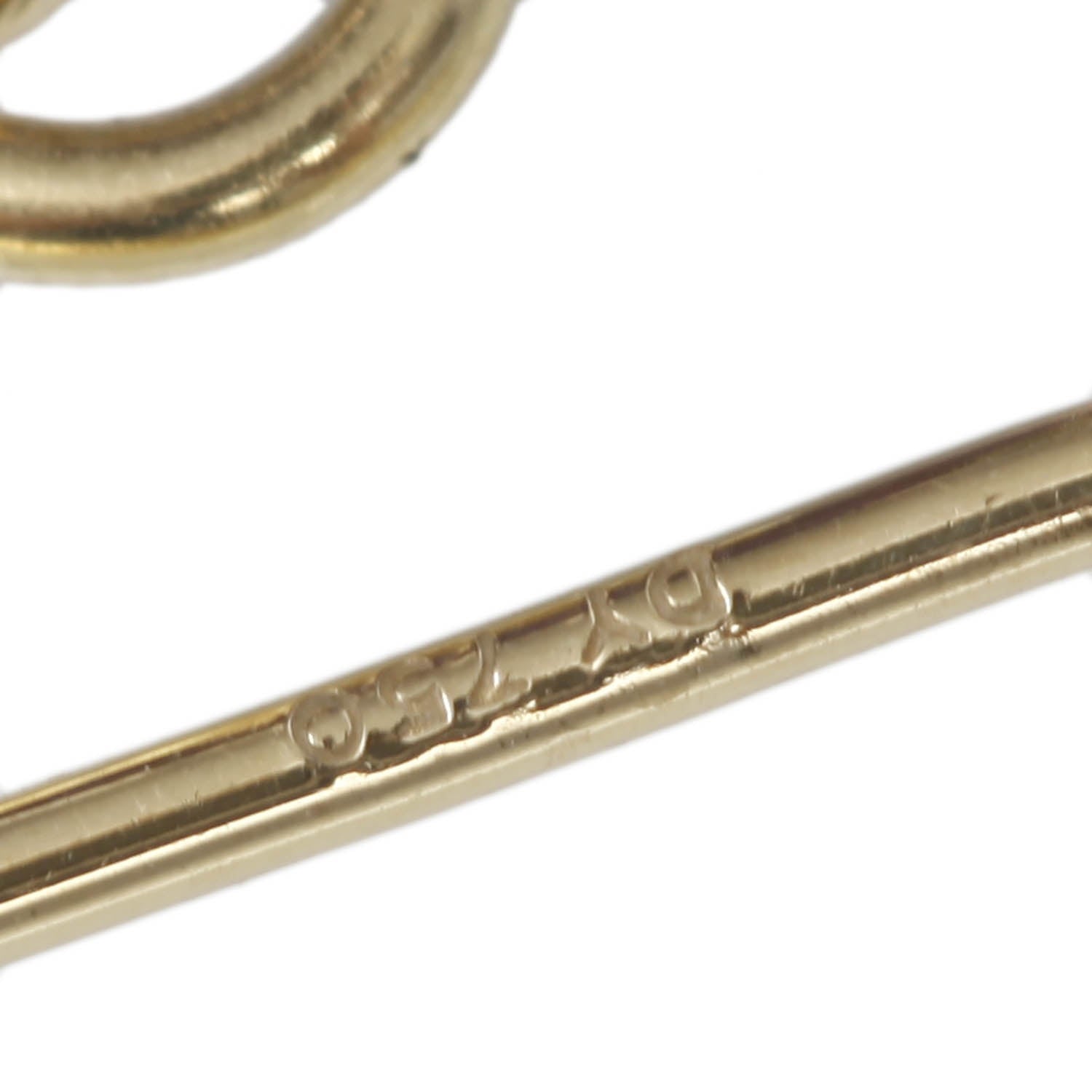 David Yurman 18k Gold Amethyst Dangle Earrings 3 of 5