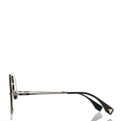 Fendi Round Sunglasses FF0325/S Silver 3 of 9