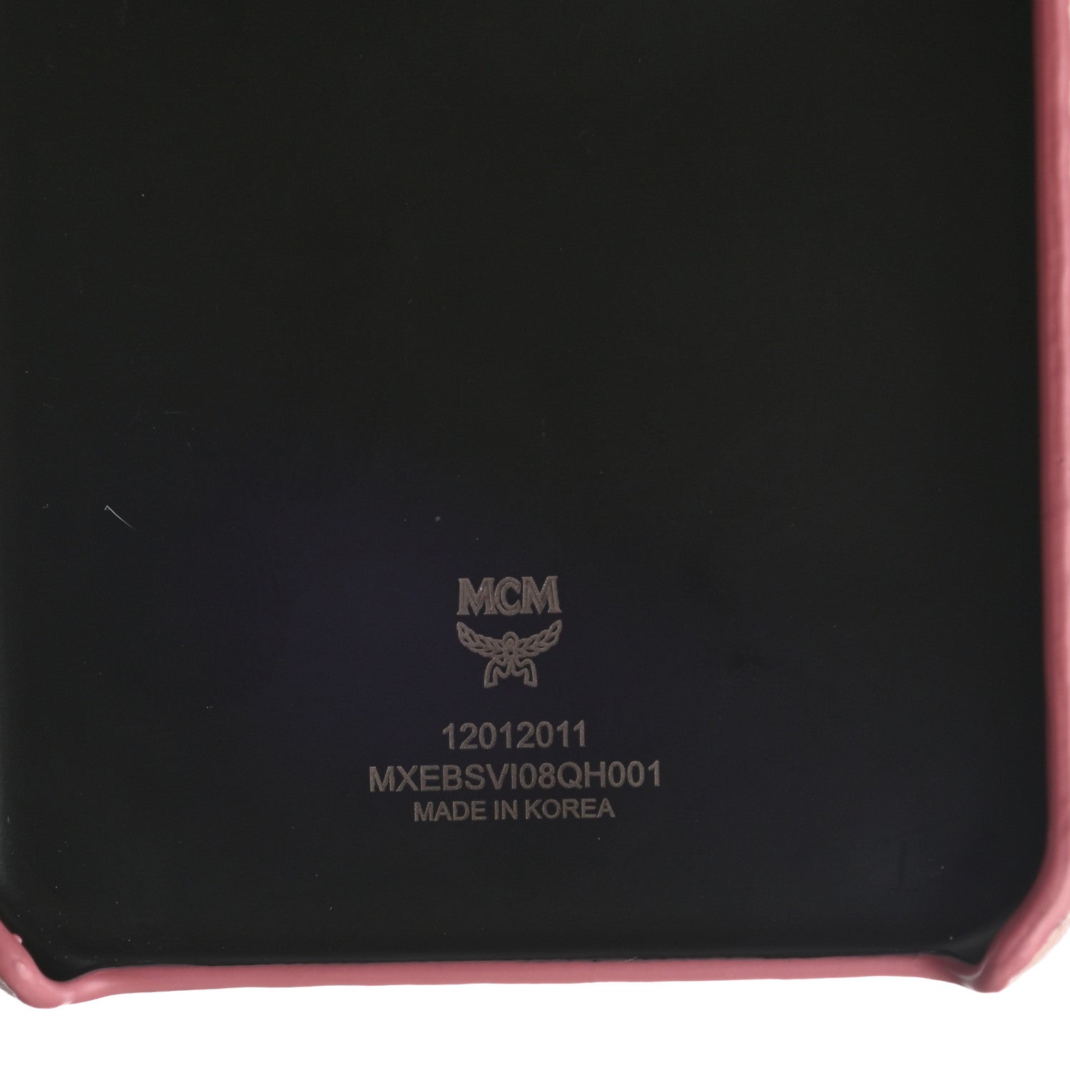 MCM Visetos Crossbody Heart iPhone 11 Max Pro Case Pink 5 of 5