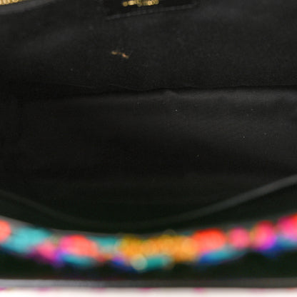 Saint Laurent Tweed Calfskin Matelasse Monogram Medium Niki Chain Satchel Multicolor 5 of 9