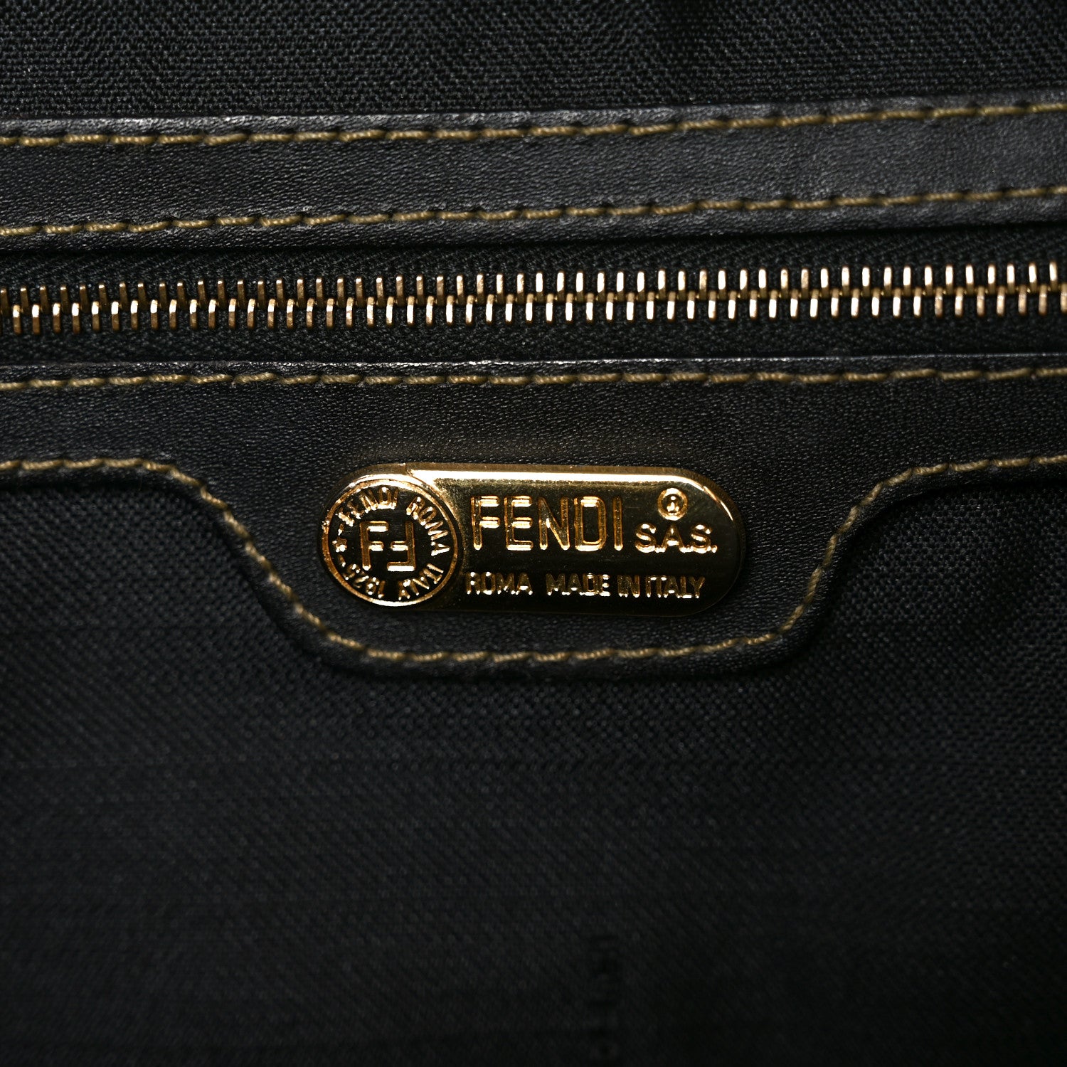 Fendi Pequin Spalmati Boston Tobacco 6 of 9