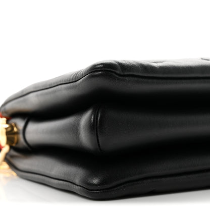 Louis Vuitton Lambskin Embossed Monogram Coussin BB Black 7 of 8