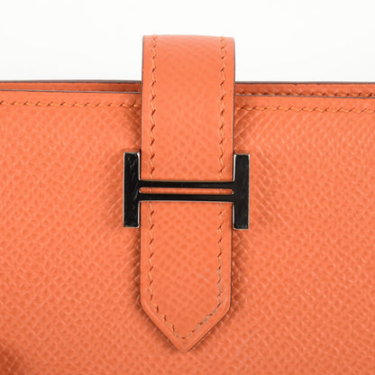 Hermes Epsom Mini Bearn Wallet Mangue 13 of 13