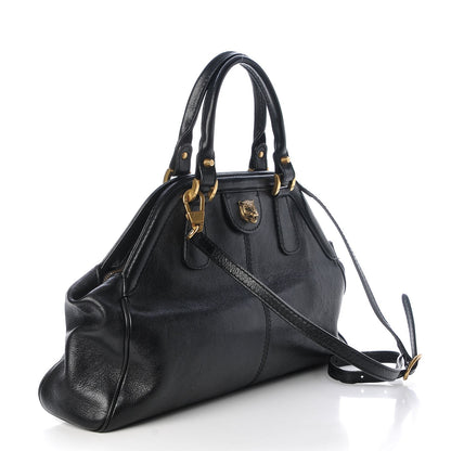 Gucci Calfskin Medium Re(Belle) Top Handle Bag Black 4 of 9