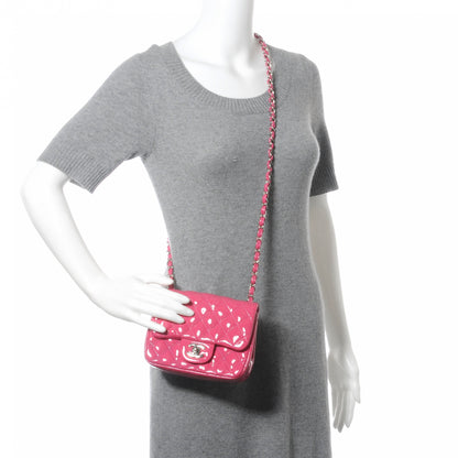 Chanel Patent Quilted Mini Flap Pink 2 of 7