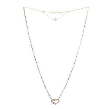 Cartier 18K Yellow Gold Diamond Hearts And Symbols Pendant Necklace 3 of 7