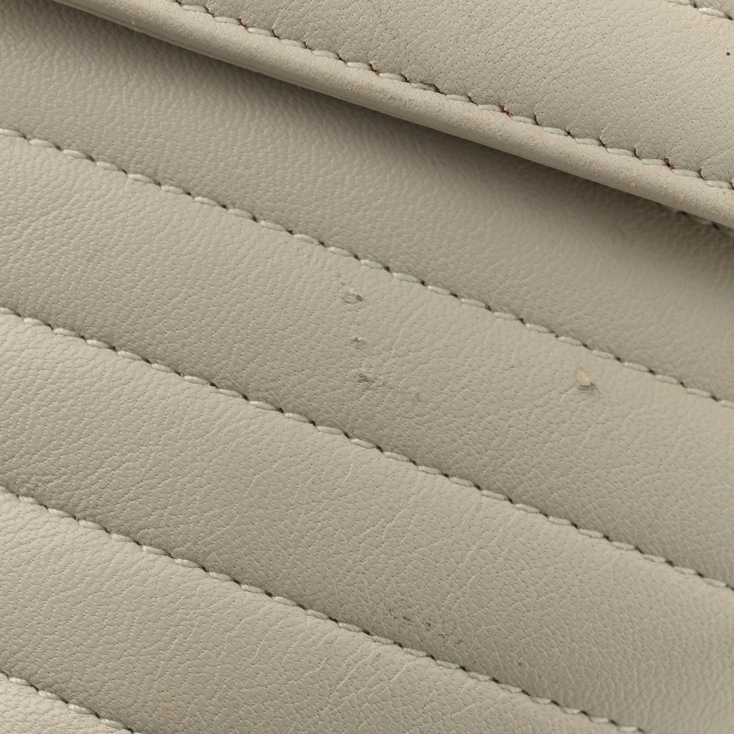 Lambskin Matelasse Monogram Joe Backpack Cream