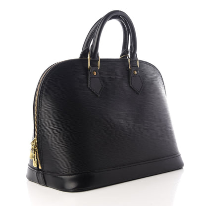 Louis Vuitton Epi Alma PM Black 2 of 8