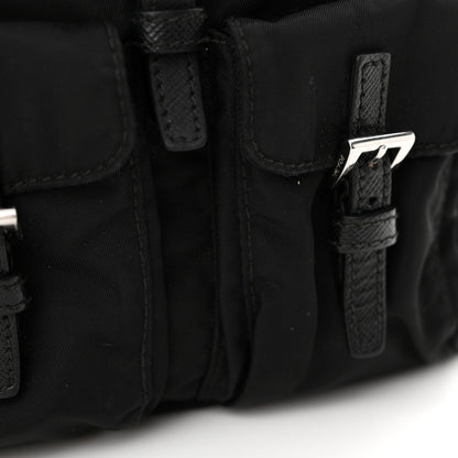 Prada Nylon Vela Mini Crossbody Backpack Black 12 of 17