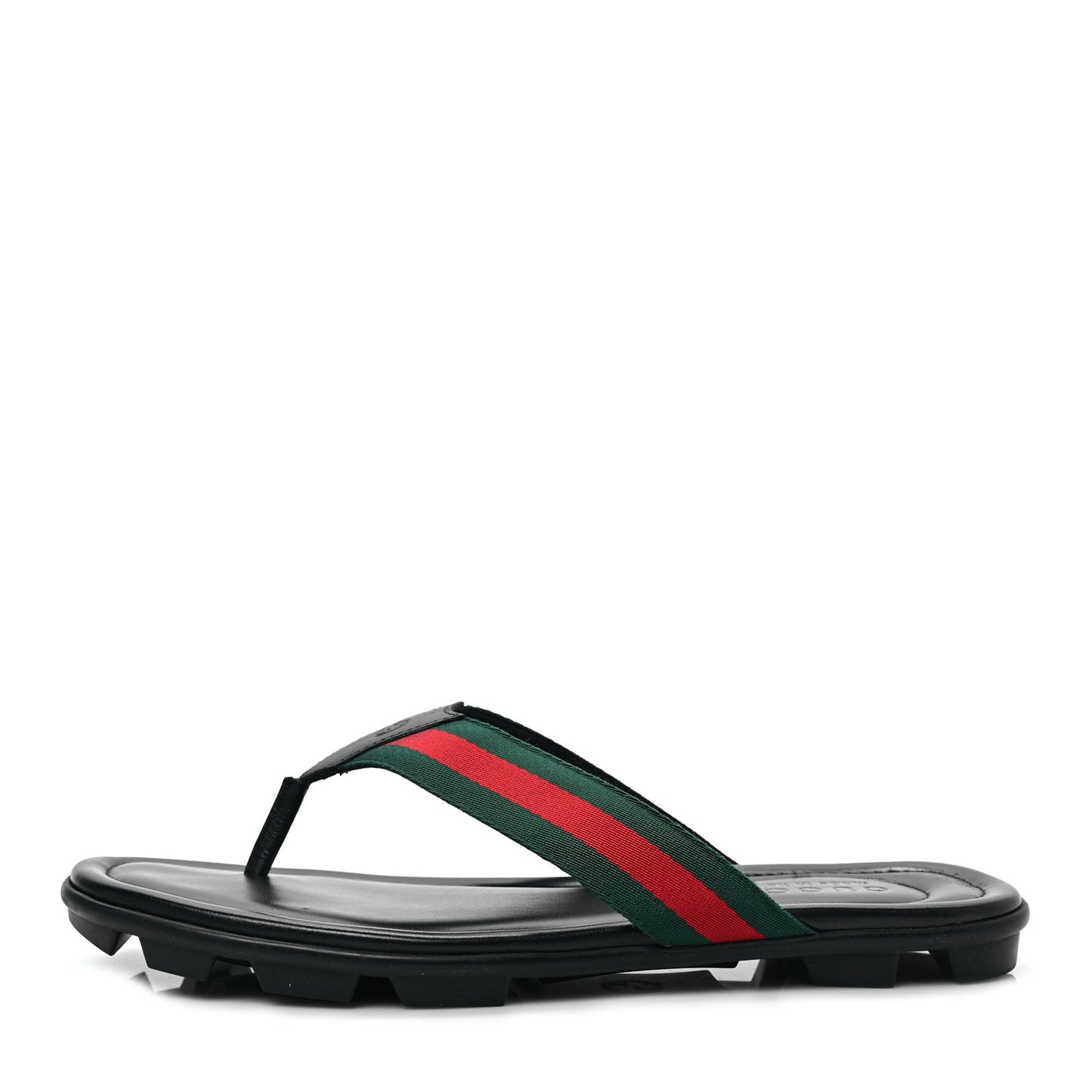 Nylon Calfskin Web Mens Cleat Sole Thong Sandals 8 Black Red Blue