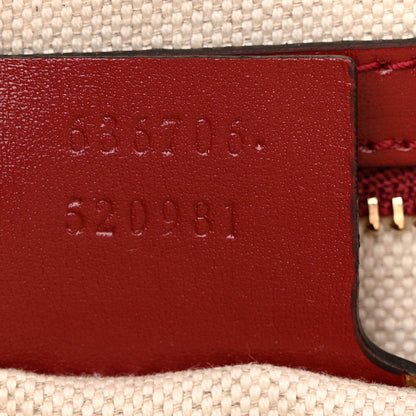 Gucci Boarded Dyana Lux Calfskin Bi-Color Small Jackie 1961 Hobo Blue Agata New Cherry Red 7 of 11