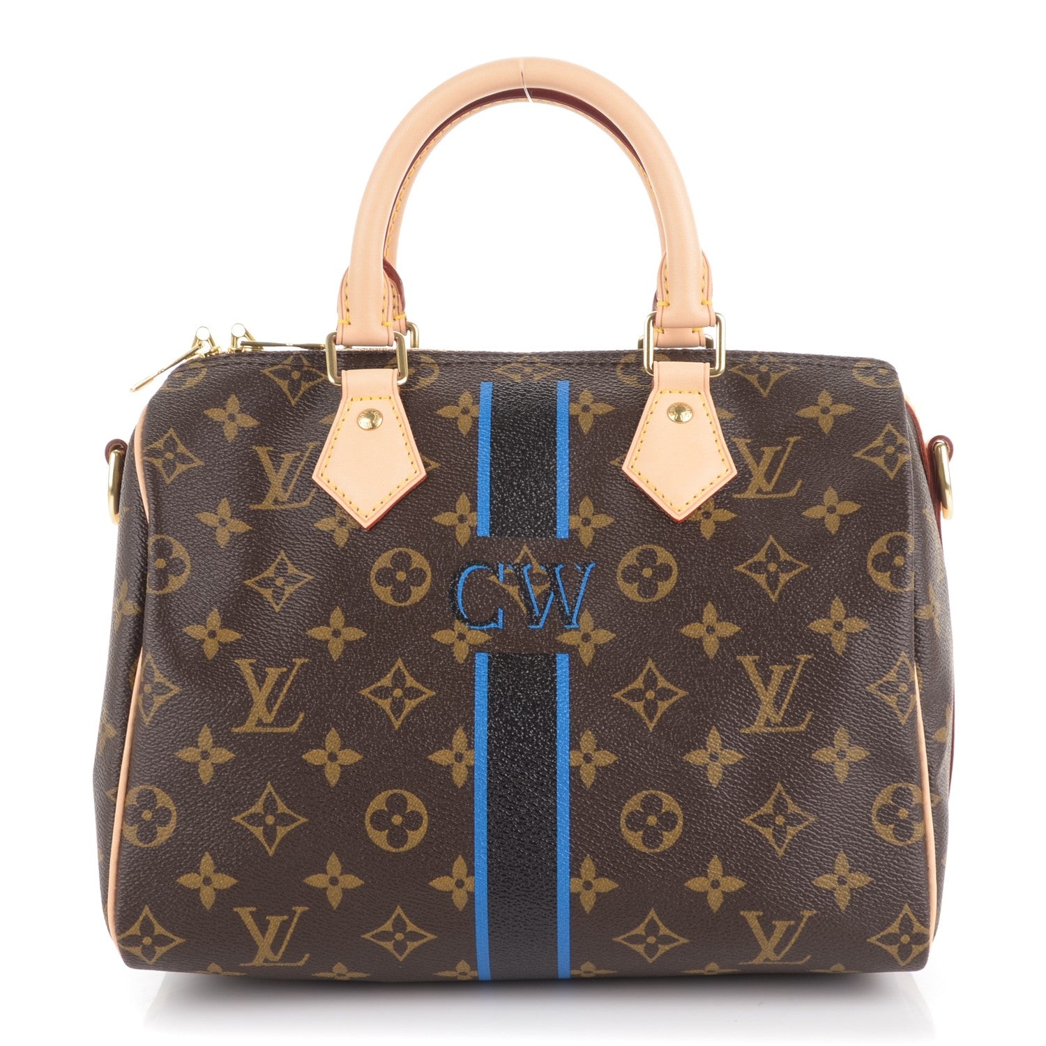 Louis Vuitton Monogram My LV Heritage Speedy Bandouliere 25 Noir Blue de France 1 of 7