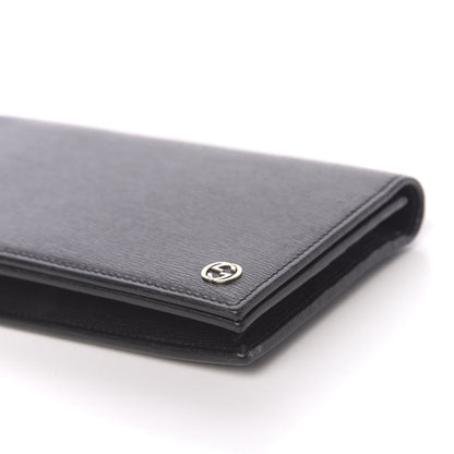 Gucci Textured Calfskin Medium Betty Chain Wallet Black 9 of 11