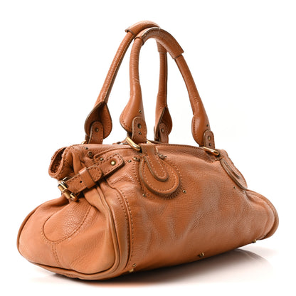 Chloe Calfskin Medium Paddington Satchel Tan 3 of 10