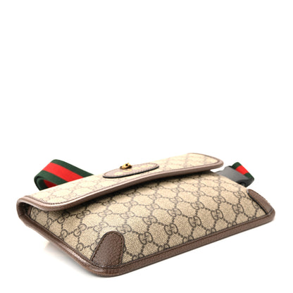 Gucci GG Supreme Monogram Neo Vintage Web Belt Bag Brown 4 of 11