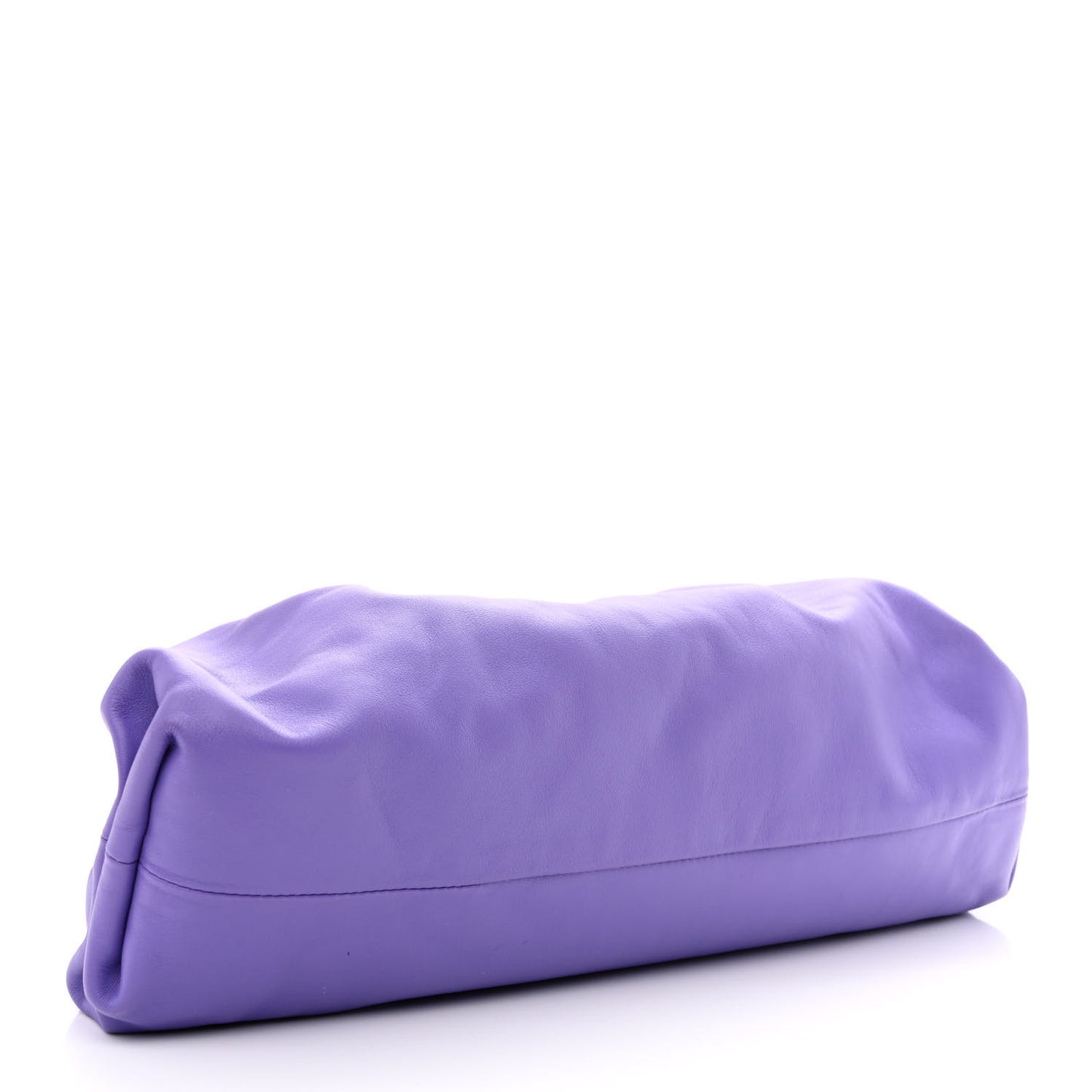 Smooth Butter Calf The Pouch Oversized Clutch Purple