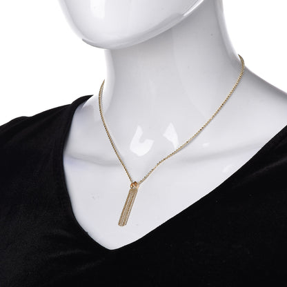 Gucci 18K Yellow Gold Icon Fringe Pendant Necklace 2 of 5