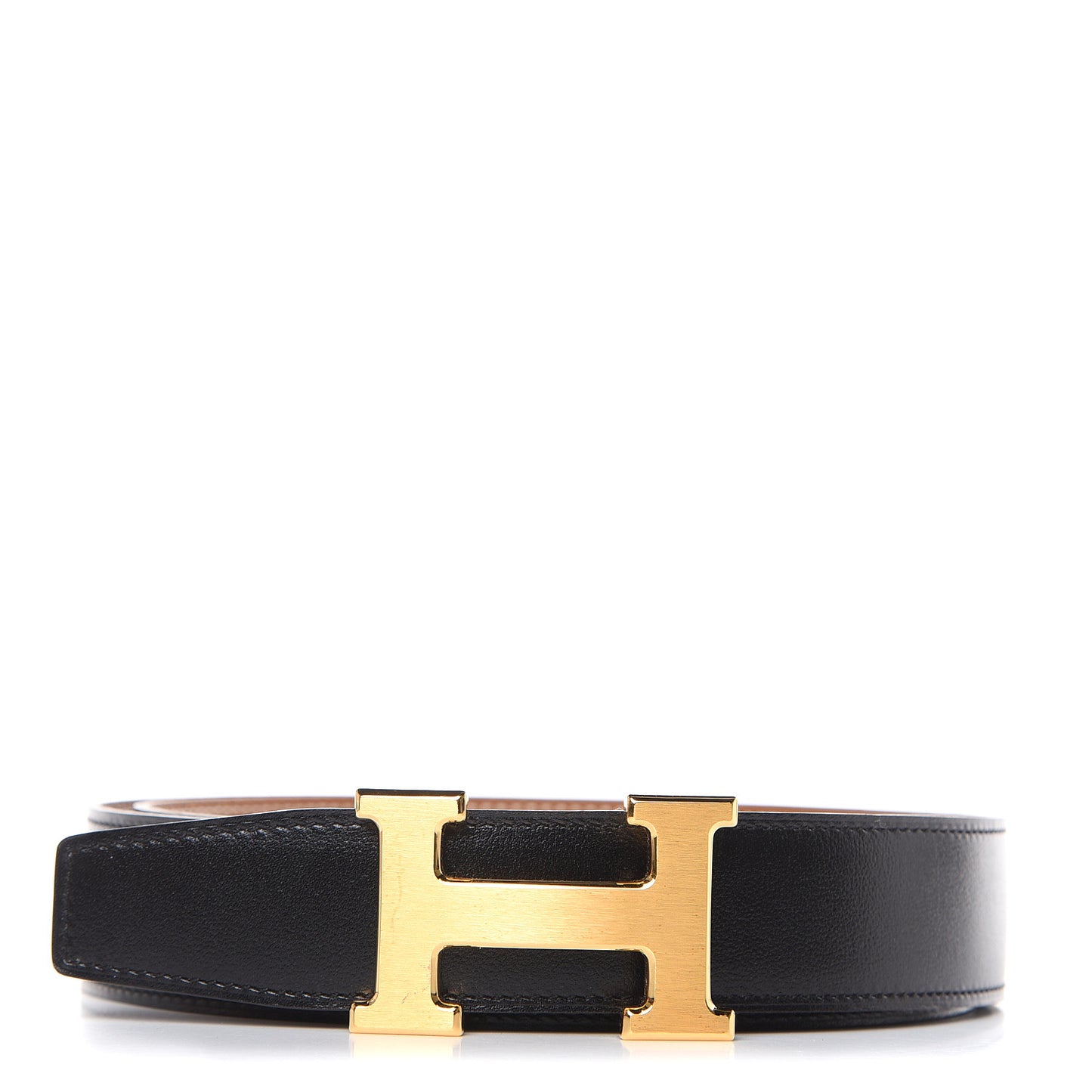 Box 135 Togo 32mm H Belt 95 Black Gold
