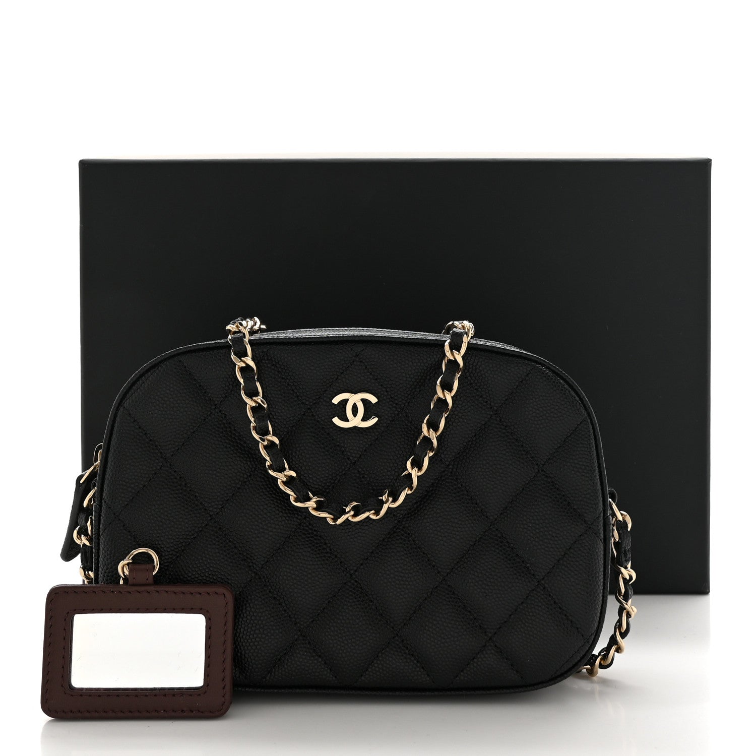 Chanel Caviar Quilted Vanity With Chain Black 13 of 13