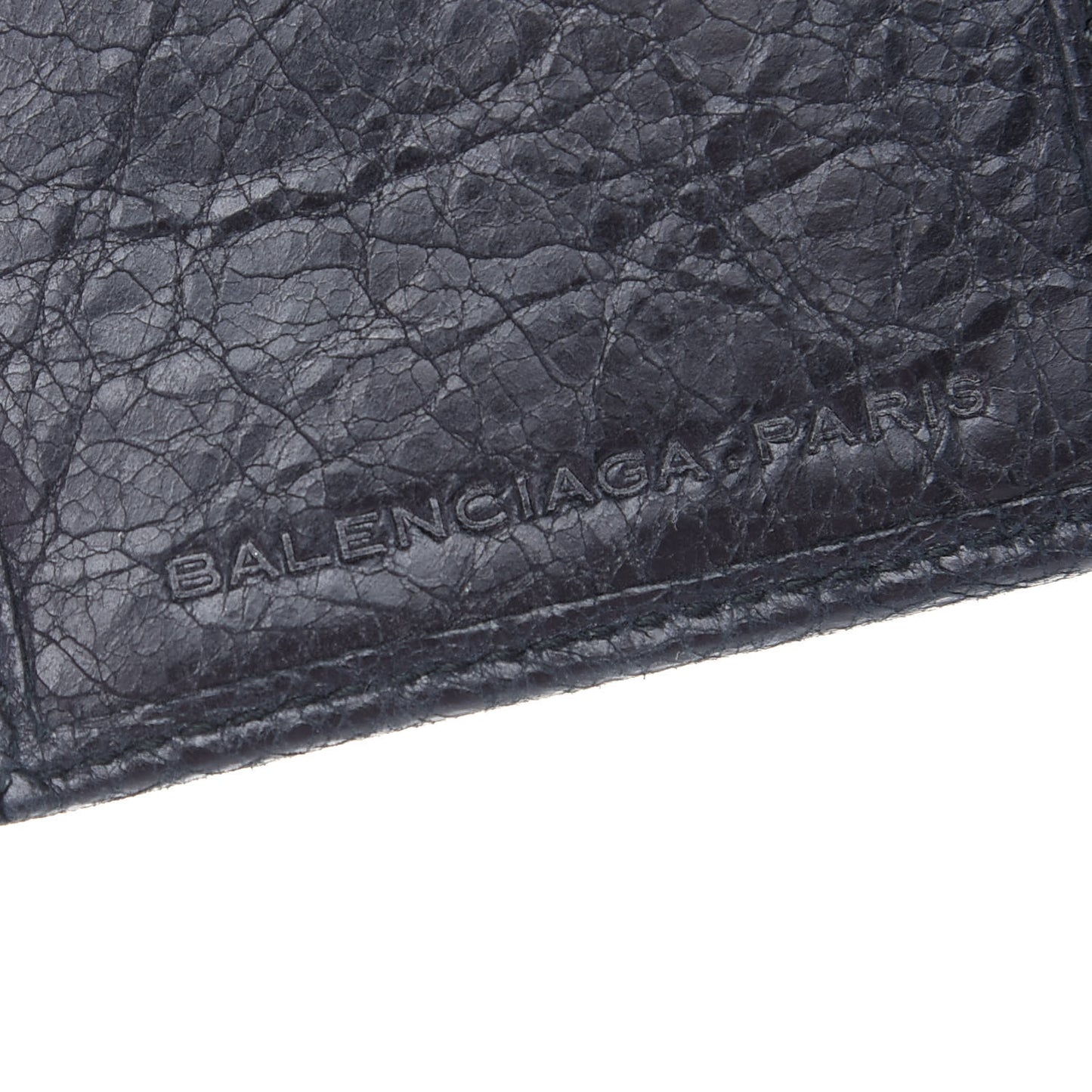 Agneau Giant 12 Silver Hardware Continental Wallet on Strap Black