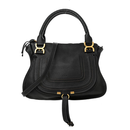 Chloe Calfskin Medium Marcie Satchel Black 1 of 10