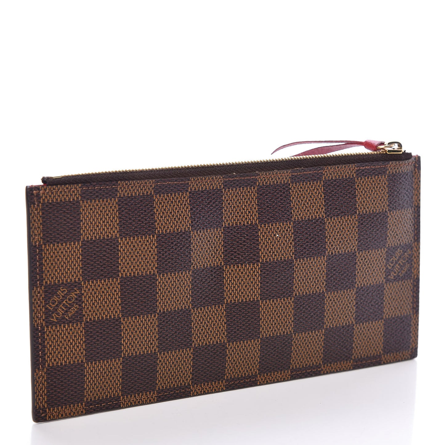 Damier Ebene Felicie Chain Wallet Zippered Insert
