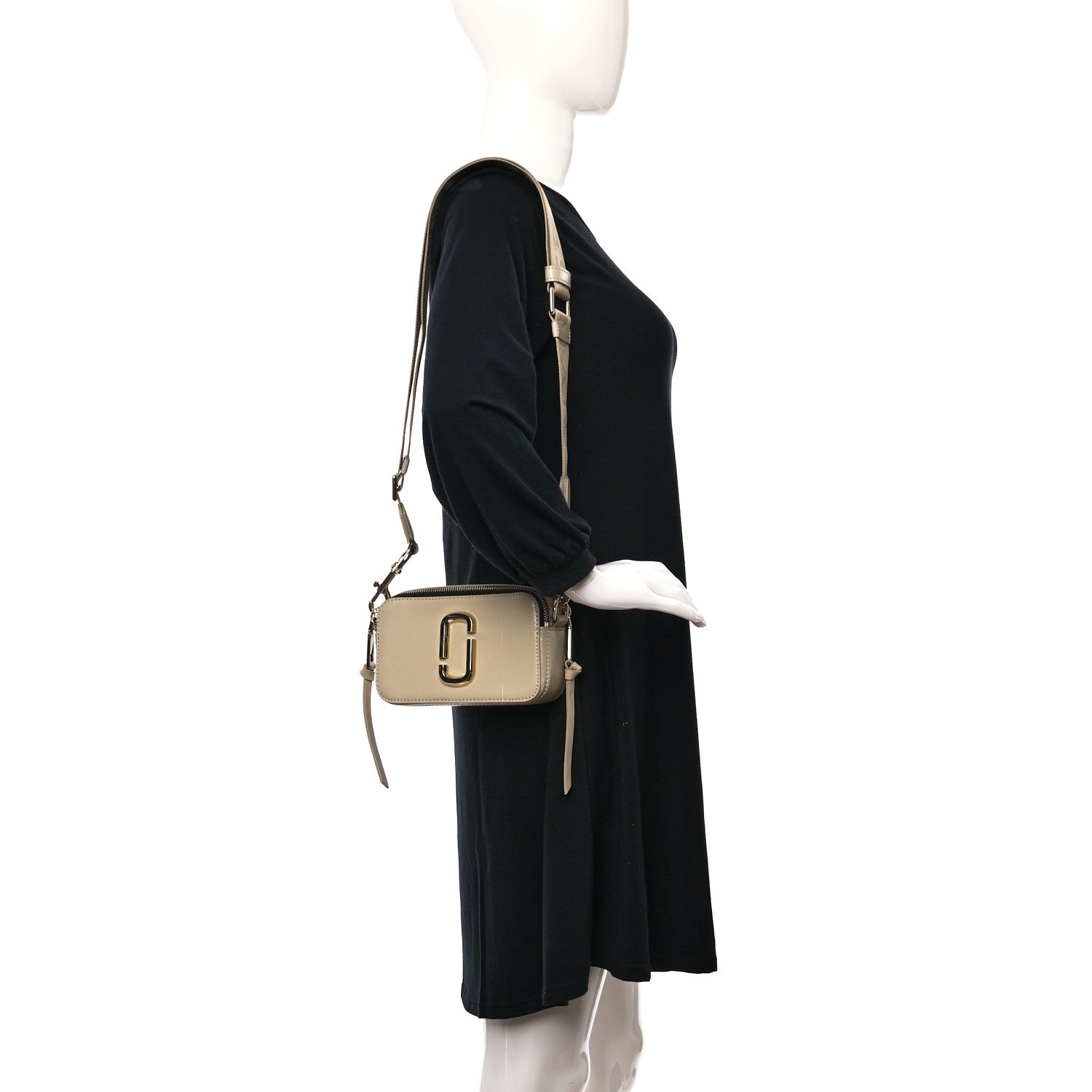 Marc Jacobs Saffiano Small Snapshot Camera Bag Khaki 2 of 9