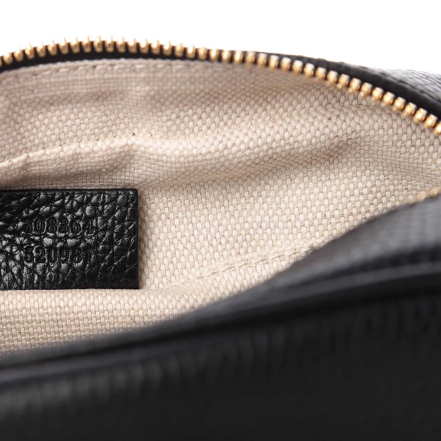 Pebbled Calfskin Small Soho Disco Bag Black