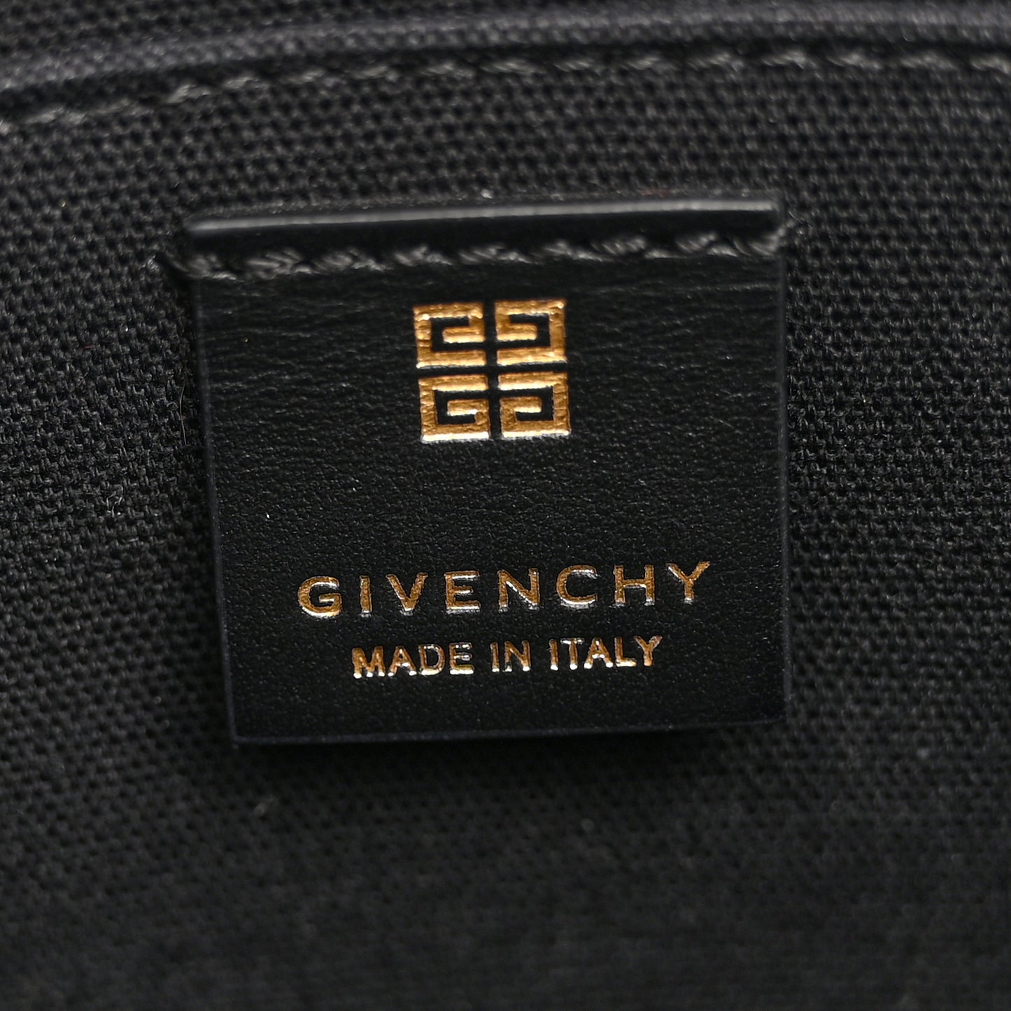 Canvas Small G Tote Black