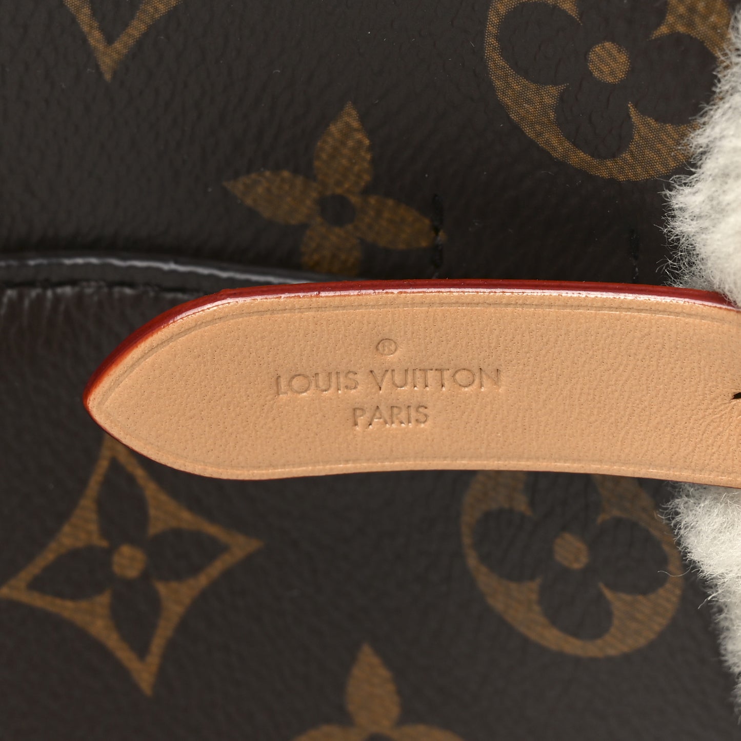 Monogram Shearling Cozygram Neonoe BB
